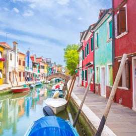 Półdniowy rejs po lagunie: Murano, Burano i Torcello