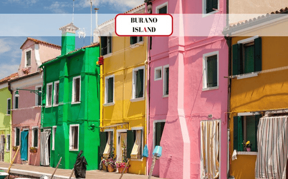 Wycieczka z przewodnikiem na Murano i Burano ze szkłem