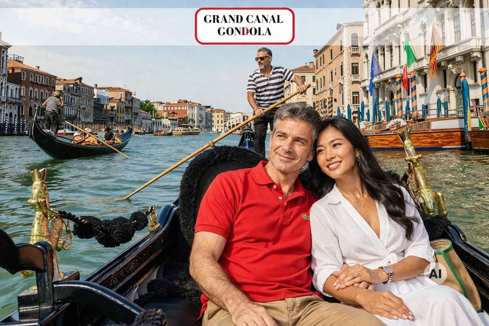 Przejażdżka gondolą po Canal Grande i Galeria Gondoli