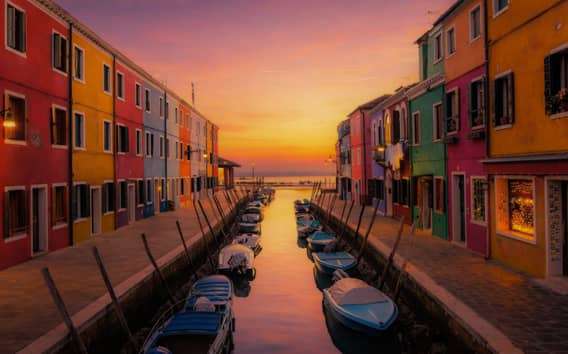 Wycieczka łodzią: Wyspy Murano, Torcello i Burano