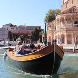 Wycieczka łodzią na Murano, Burano i Torcello bragozzo