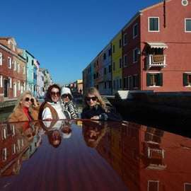 Wycieczka na Murano i Burano taksówką wodną