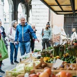 Wenecja: Wycieczka po targu Rialto, lekcja gotowania i lunch