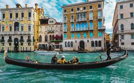 Prywatna gondola w Wenecji po Dorsoduro