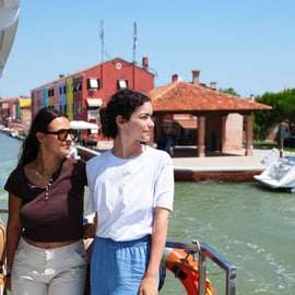 Wycieczka na Murano i Burano taksówką wodną