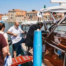 Wycieczka na Murano i Burano prywatną łodzią